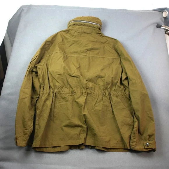 J. Crew M-65 Style Military Field Jacket in OD Green w/ built-in hood. - Picture 3 of 13